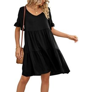 Cotton On Black Mini Dress